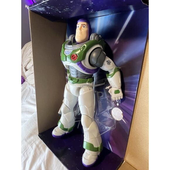 Disney Pixar Buzz Lightyear Figure w/ Motion Light/Sound 12 in Laser-Blade READ! - Picture 9 of 10